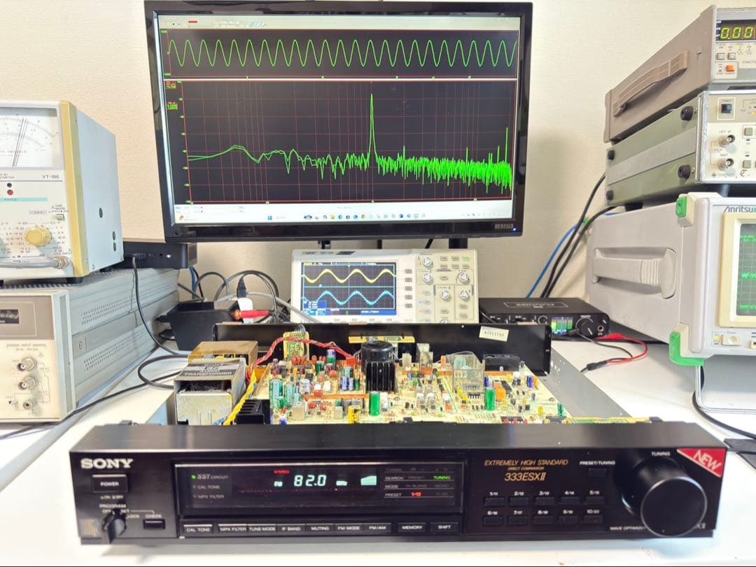 『美品』SONY ST-S333ESXI FM/AMチューナー　メンテナンス済み