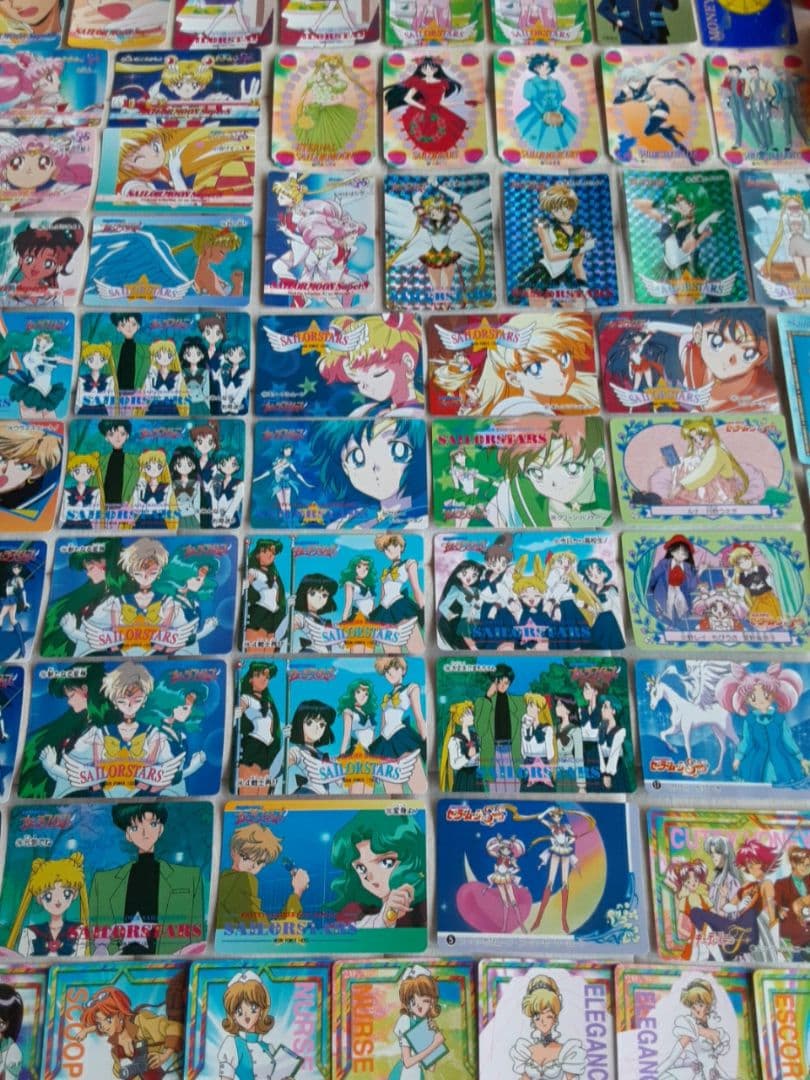 セーラームーン　セーラースターズ他　キューティーハニー　カードセット　まとめ売り