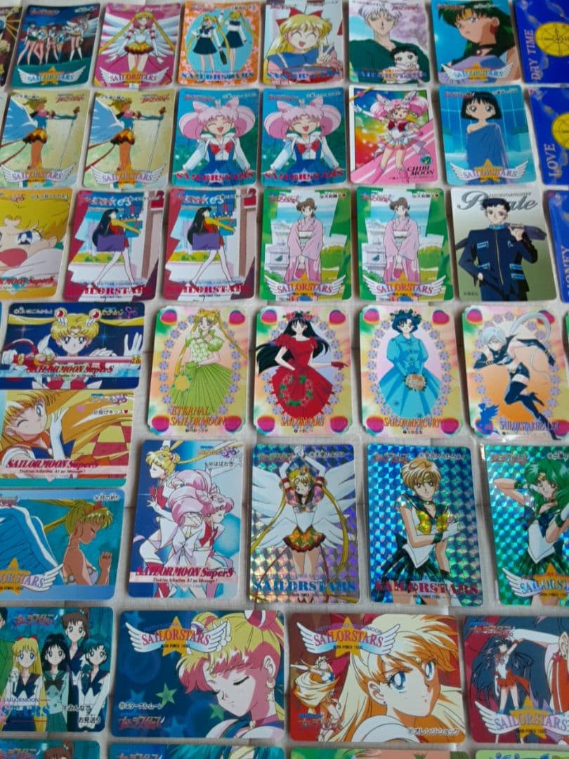 セーラームーン　セーラースターズ他　キューティーハニー　カードセット　まとめ売り