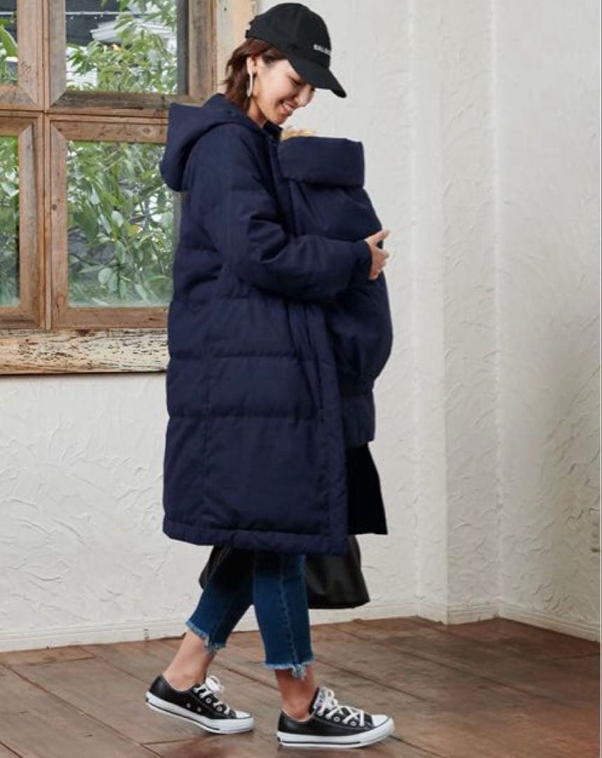 ママコート パパママ兼用 男女兼用 スウィートマミー ブラック Mサイズ