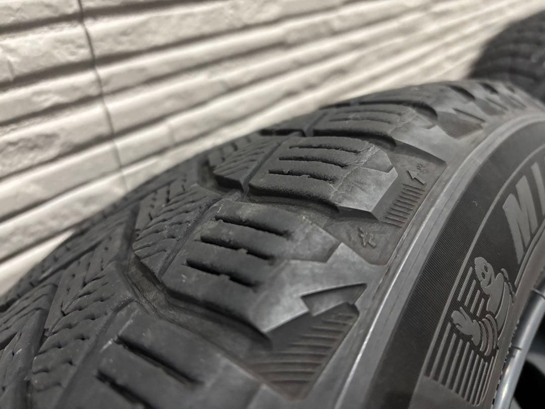 埼玉より【ベルランゴ】純正スチールホイール スタッドレスタイヤセット