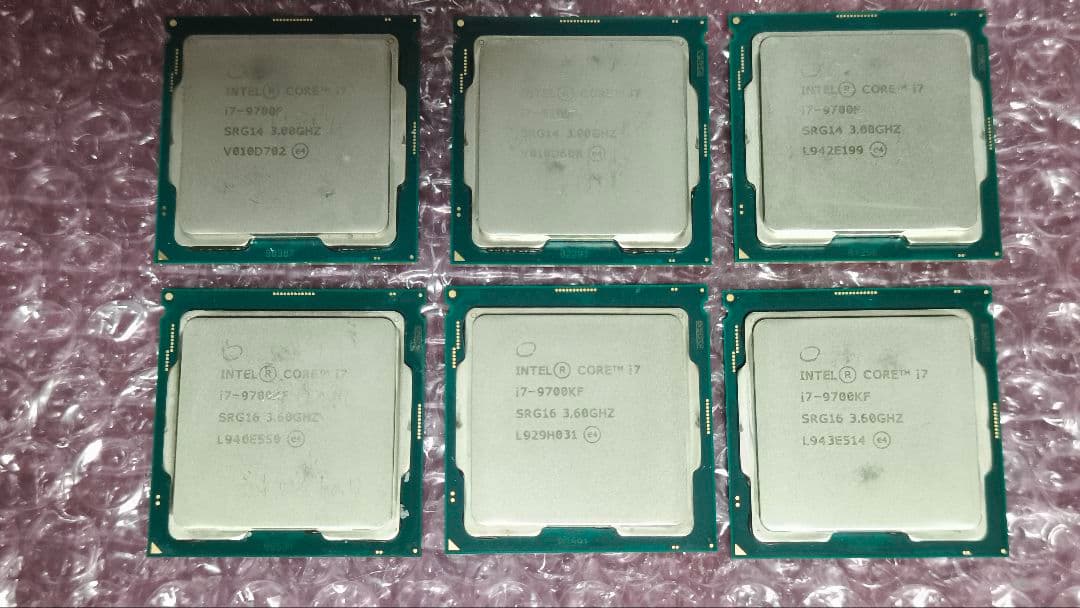 core i7 9700KF 9700F まとめ売り動作確認済み ①