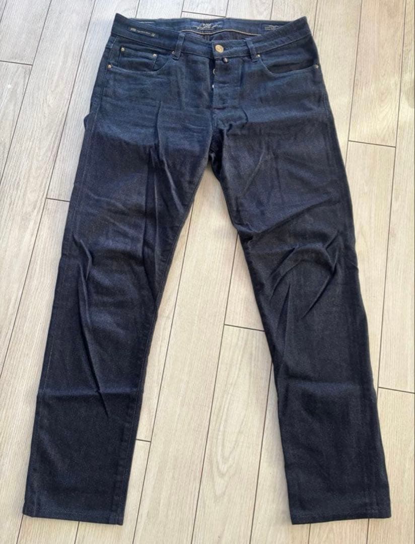 PT05（PT TORINO）カシミヤ混 ストレートデニムパンツ