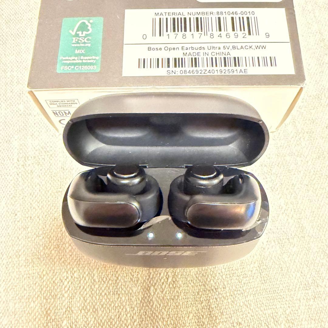 美品 Bose ULTRA OPEN EARBUDS ブラック