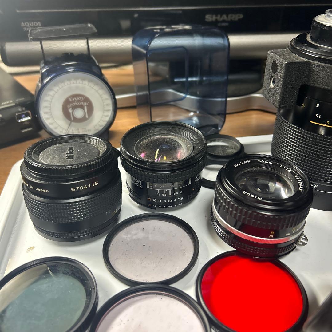 NikonF3.FA2台とその他レンズ他部品おまとめ中古品