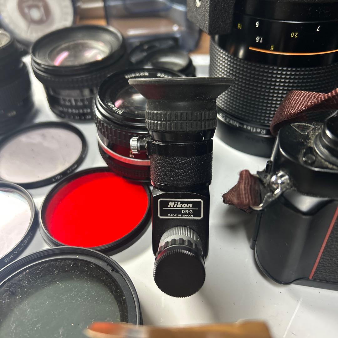 NikonF3.FA2台とその他レンズ他部品おまとめ中古品
