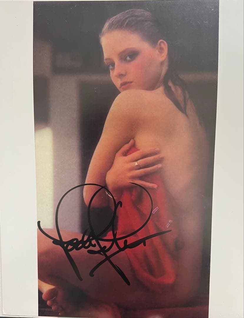 【超貴重】直筆サイン★★ジョディ・フォスター★★UACC証明書　20×25cm