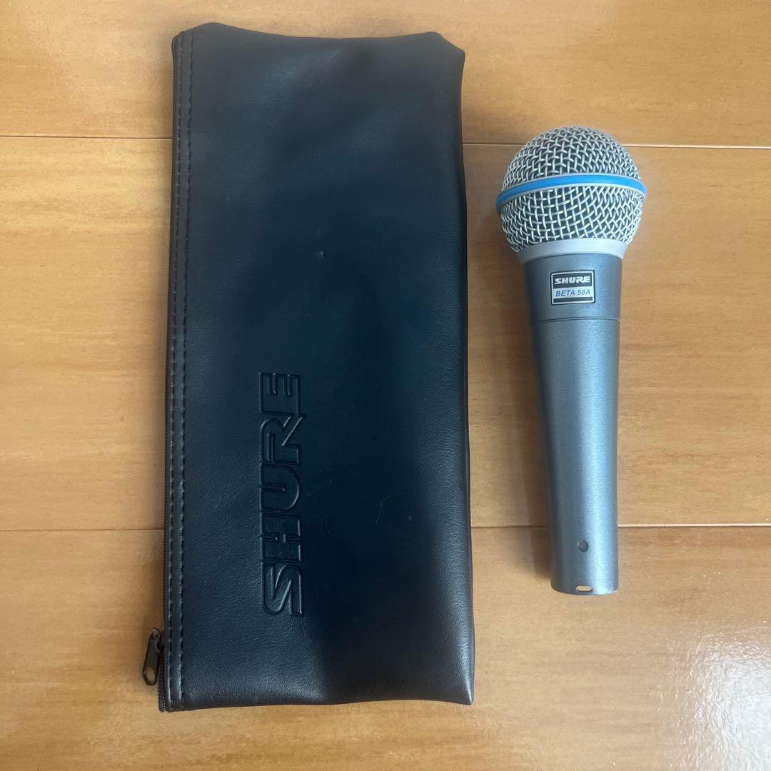 SHURE BETA 58A ダイナミックマイク 専用ケース付き
