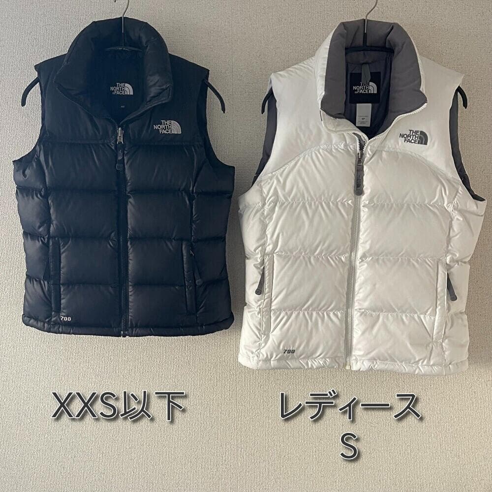 XXS以下 ザノースフェイス ヌプシダウンベスト ユニセックス ブラック
