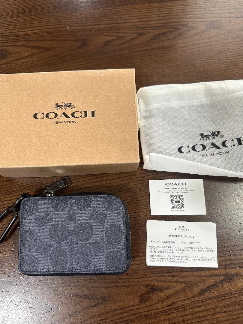 COACH Lジップ スマート キーケース コーチ シグネチャー CB927