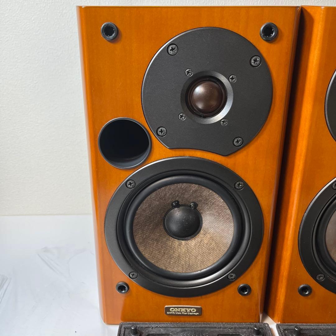 ONKYO D-102EX スピーカー ペア 木目 美品 音出し確認済み