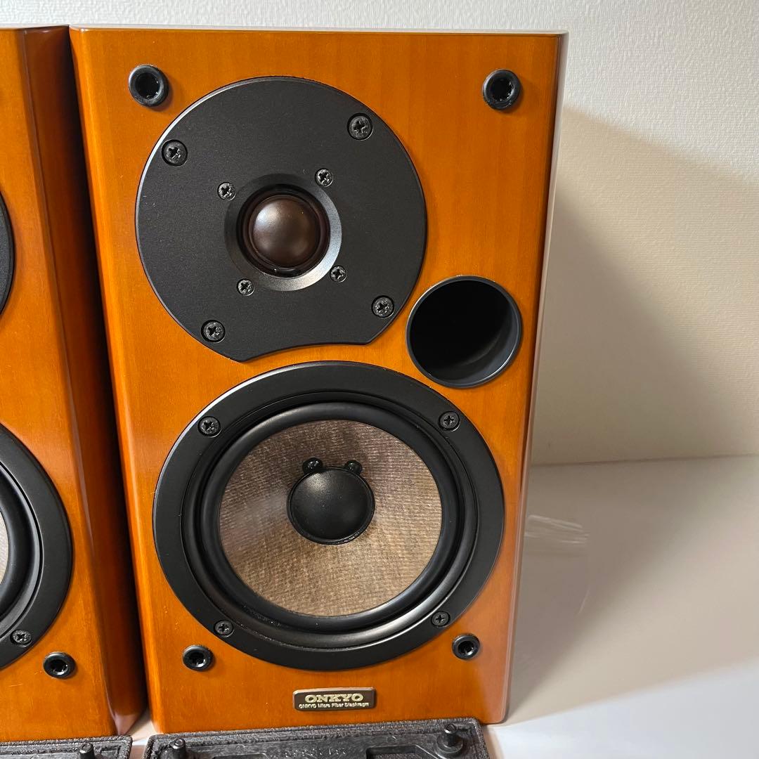 ONKYO D-102EX スピーカー ペア 木目 美品 音出し確認済み