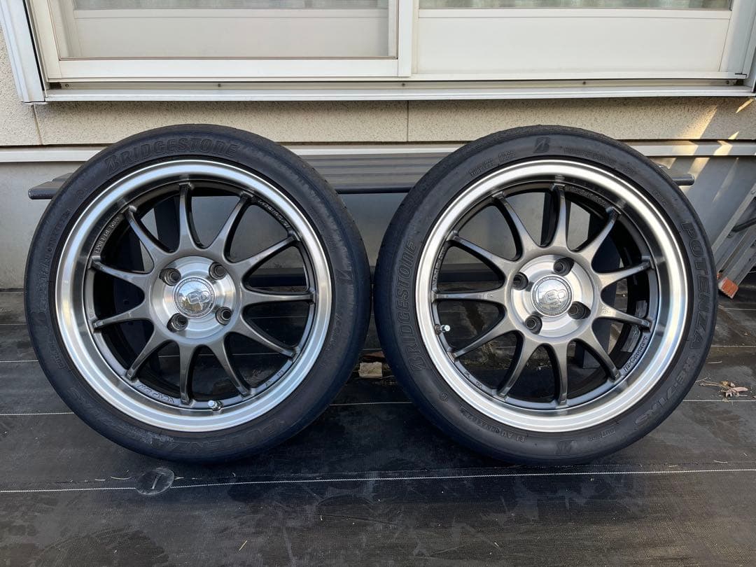 ENKEI EP-01 5.5J-15＋41 100 4H 2本セット①