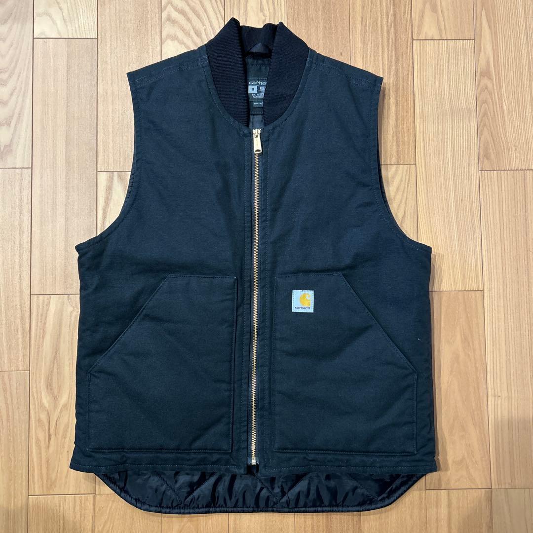 Carhartt　ダックワークベスト　ブラック