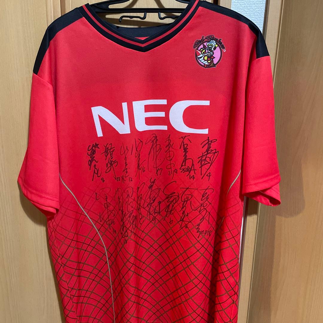 NECレッドロケッツ　サイン　ウェア
