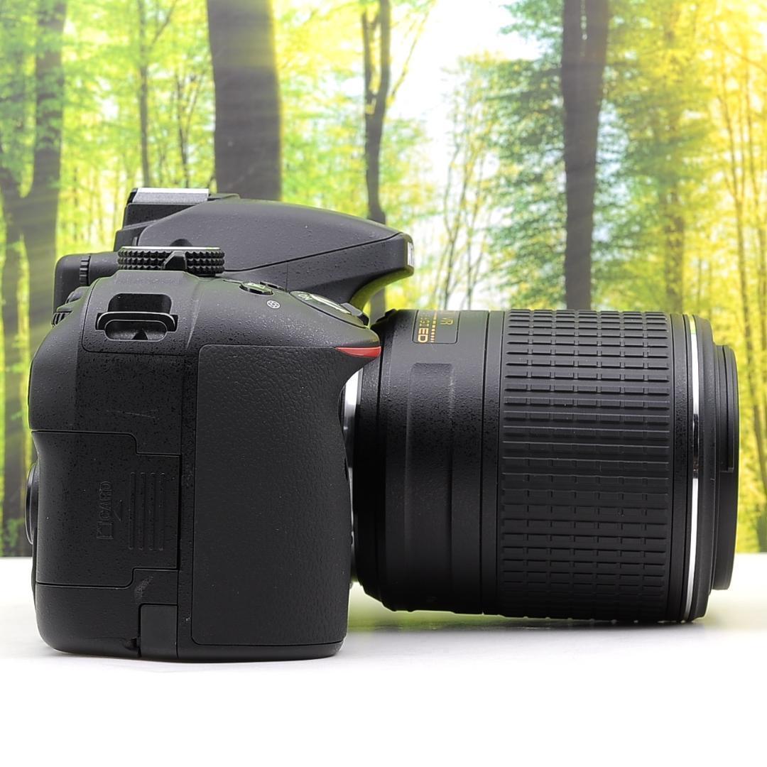 ショット数2665枚！WiFi機能付☆ニコン D5300 望遠レンズセット☆