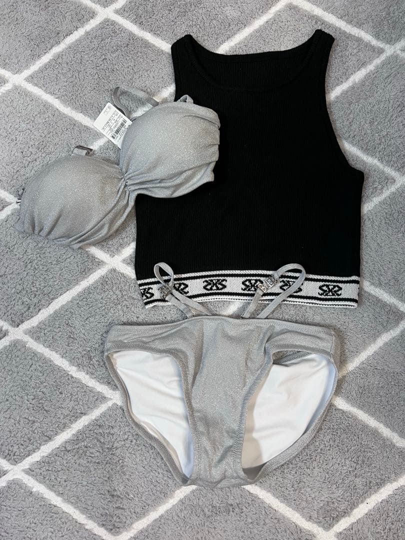 ロゴタンクSETバンドゥカップ bikini リエンダ