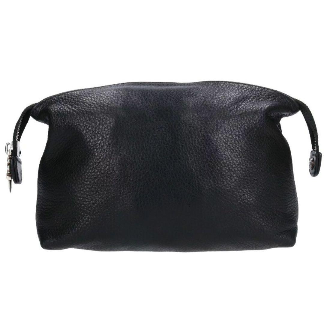 クロムハーツ　クロスパッチ付き　レザーポーチ　Chrome Hearts