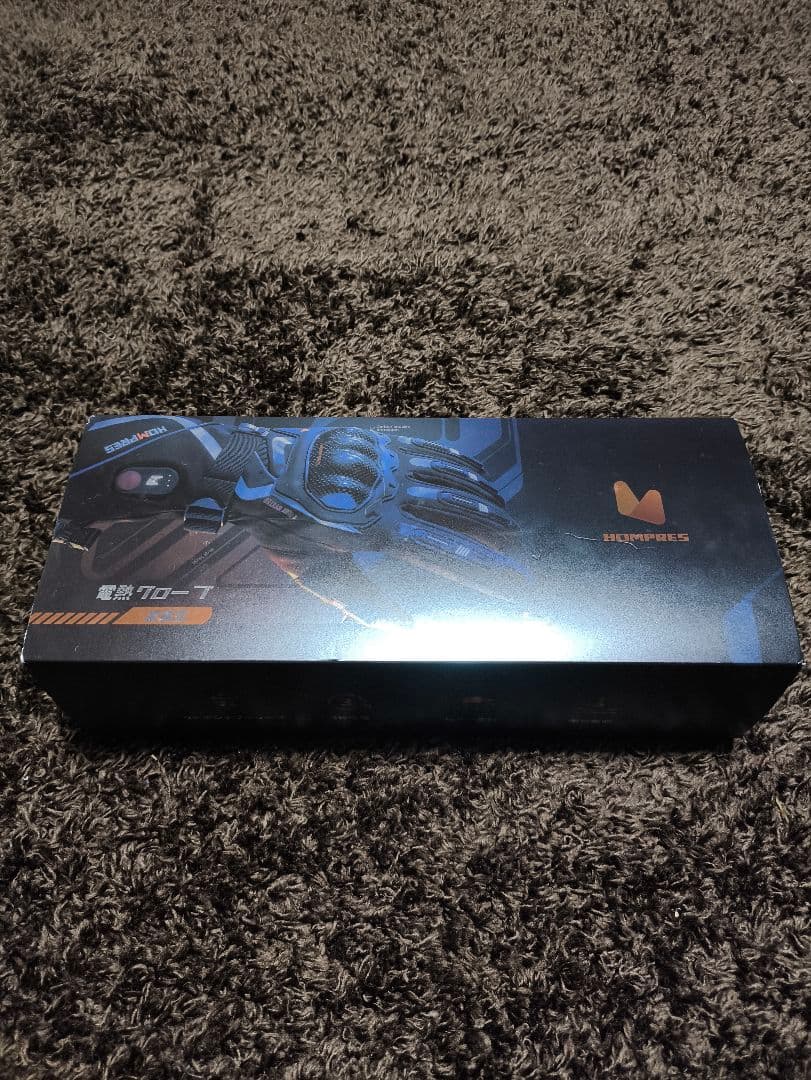 美品 HOMPRES ホンプレス 電熱グローブ S バイク ツーリング 手袋