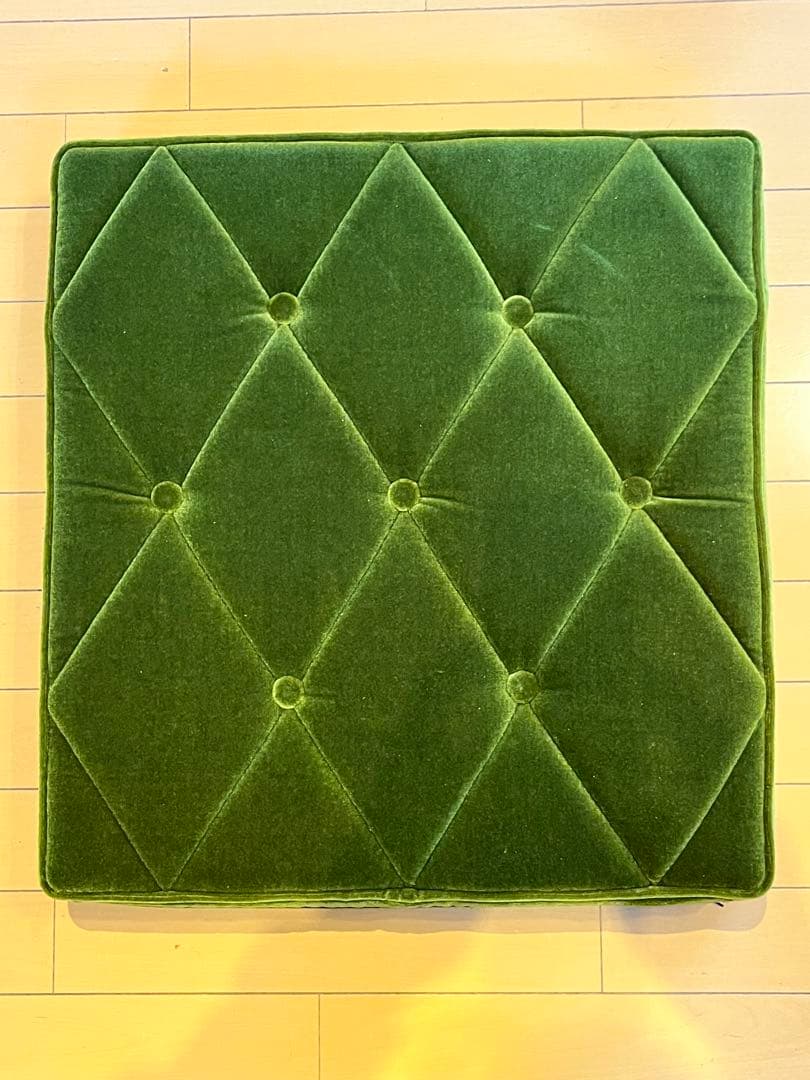 カリモク60 ロビーチェア3シーター モケットグリーン用シート(純正)