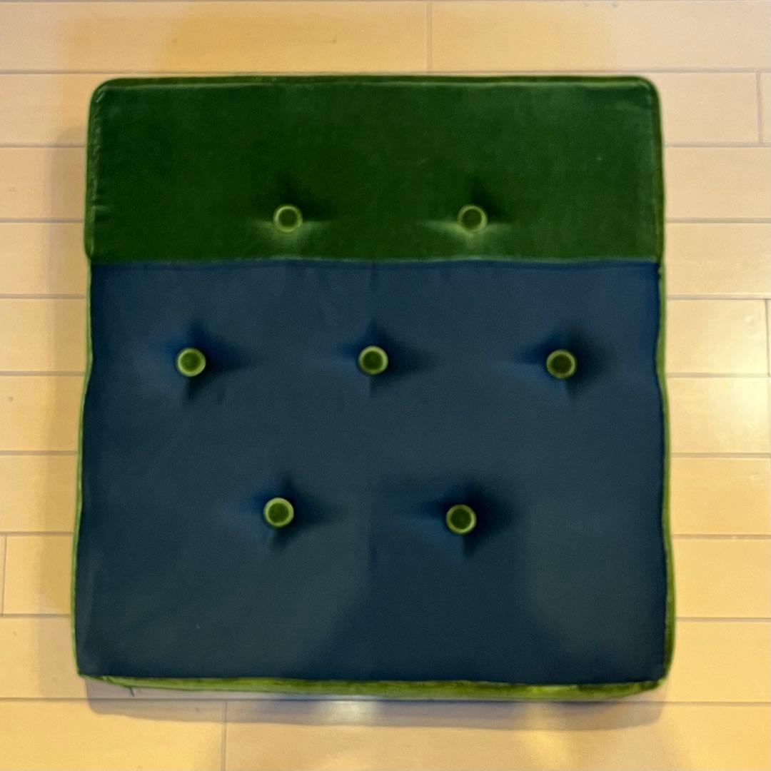 カリモク60 ロビーチェア3シーター モケットグリーン用シート(純正)