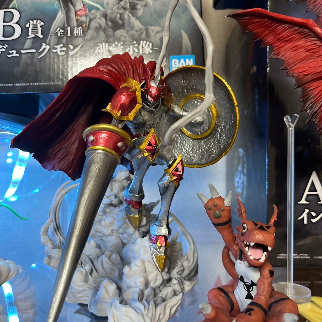 デジモン　一番くじ　インペリアルドラモン　デュークモン　ブイモン&ギルモン