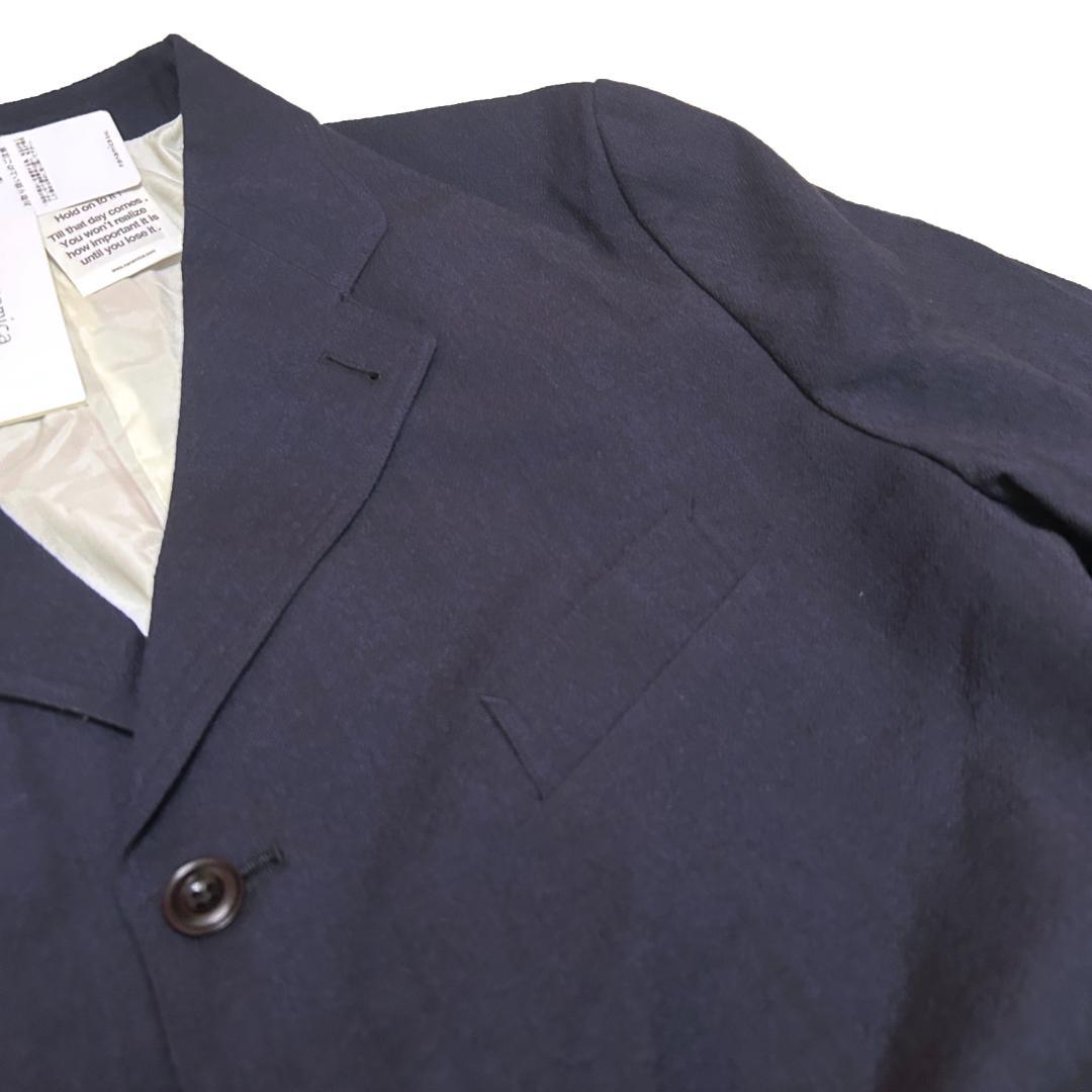 新品　XLサイズ　ナナミカ　サックコート　ネイビー 日本製　ジャケット