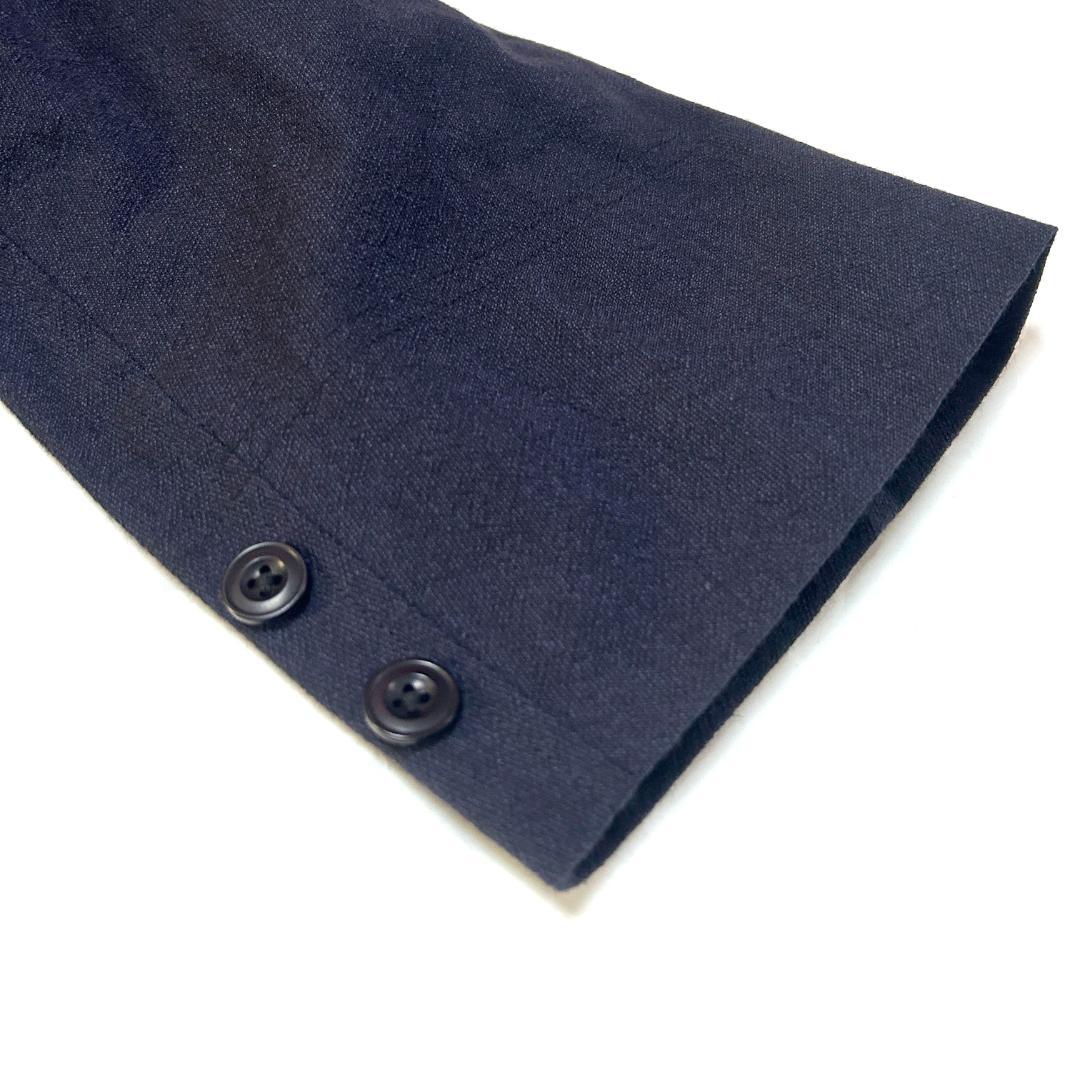 新品　XLサイズ　ナナミカ　サックコート　ネイビー 日本製　ジャケット