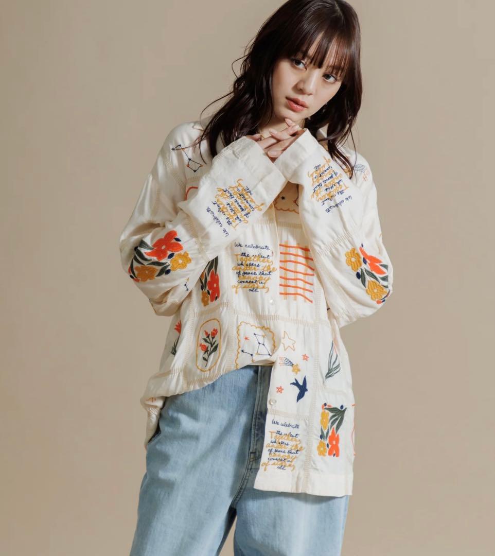 専用です★アメリカンラグシー LEIN パッチワーク 刺繍シャツ