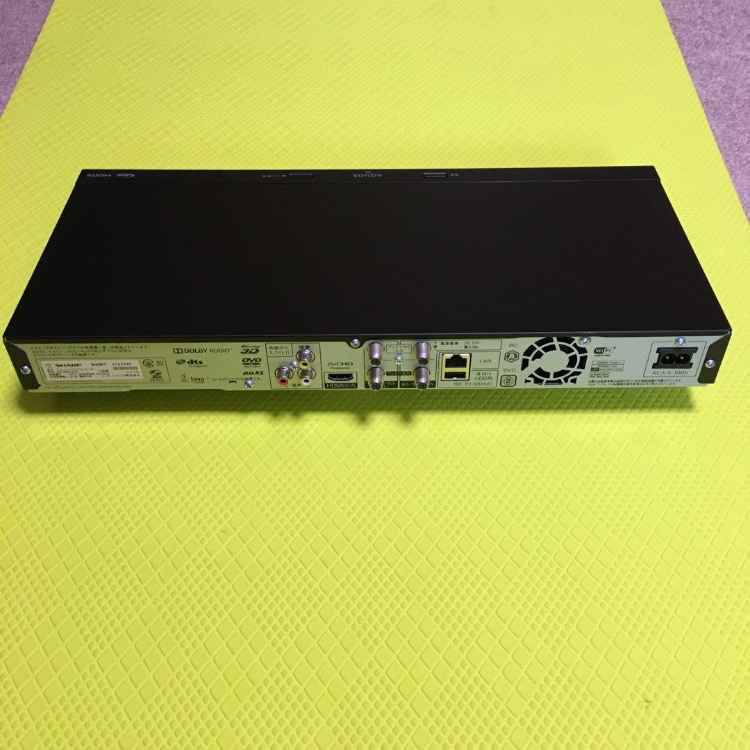 2018年製◆シャープBD-NW1200ブルーレイ◆純正リモコン◆2番組同時録画