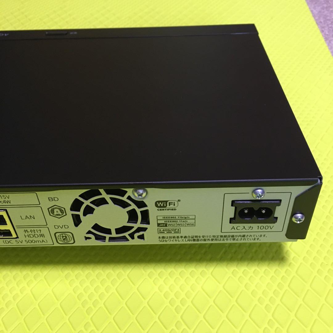 2018年製◆シャープBD-NW1200ブルーレイ◆純正リモコン◆2番組同時録画