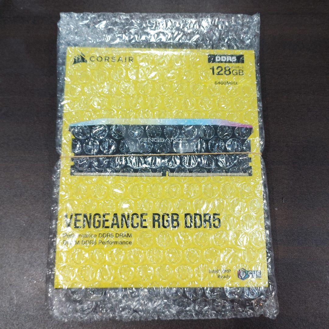 メモリー CORSAIR VENGEANCE RGB DDR5 128GB 6400MHz