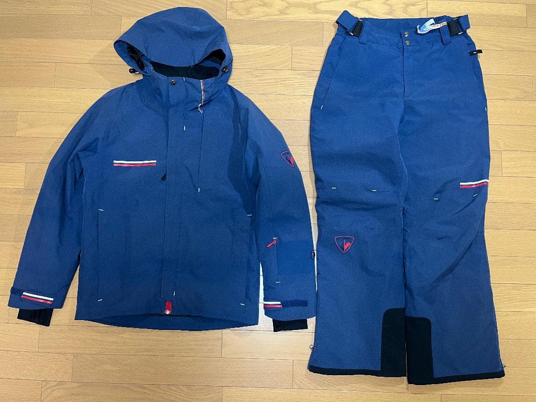 19-20 ROSSIGNOL JACKET/PANTS 紺 Mサイズ