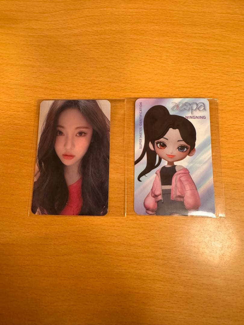 aespa supermates 限定トレカ ニンニン ピンクフーディ