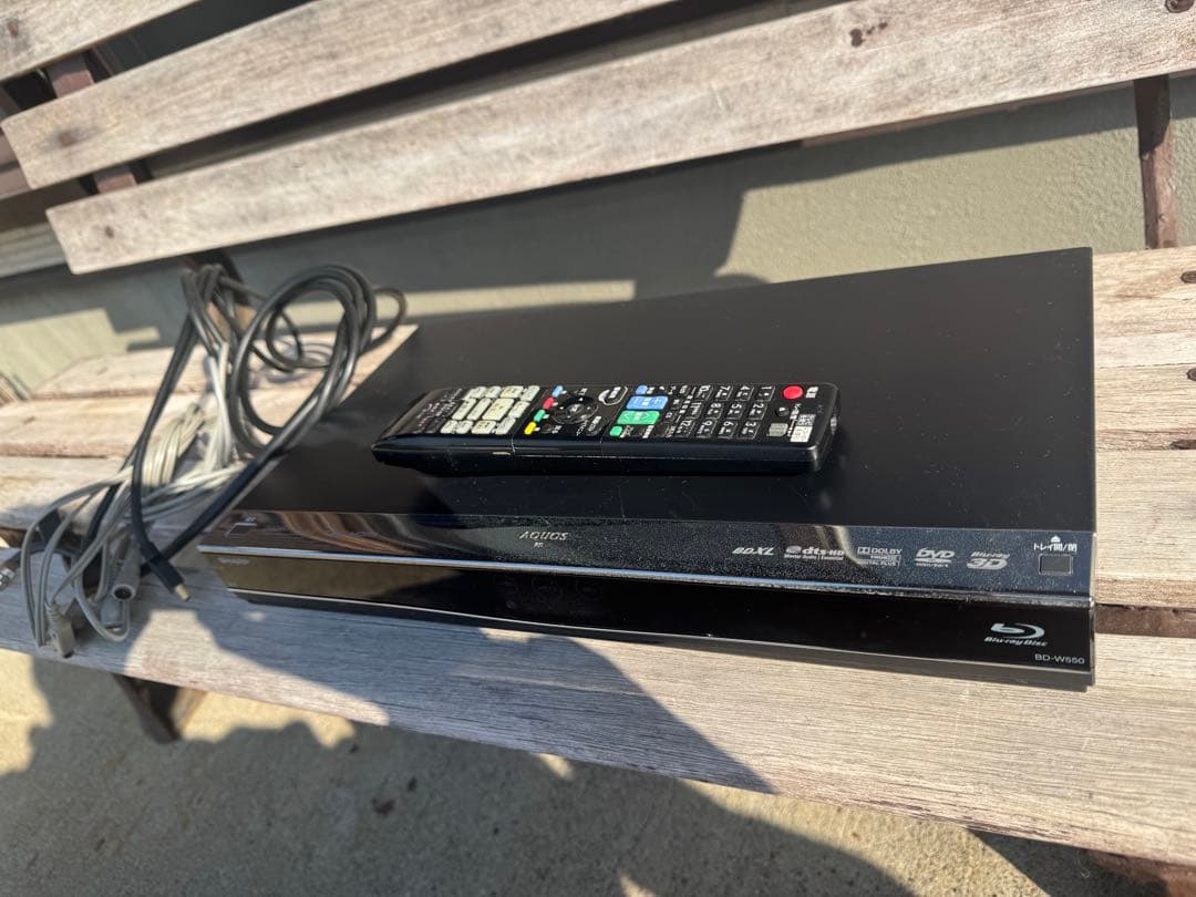 動作確認済みSHARP BD-W550SW ブルーレイレコーダー　2013年製