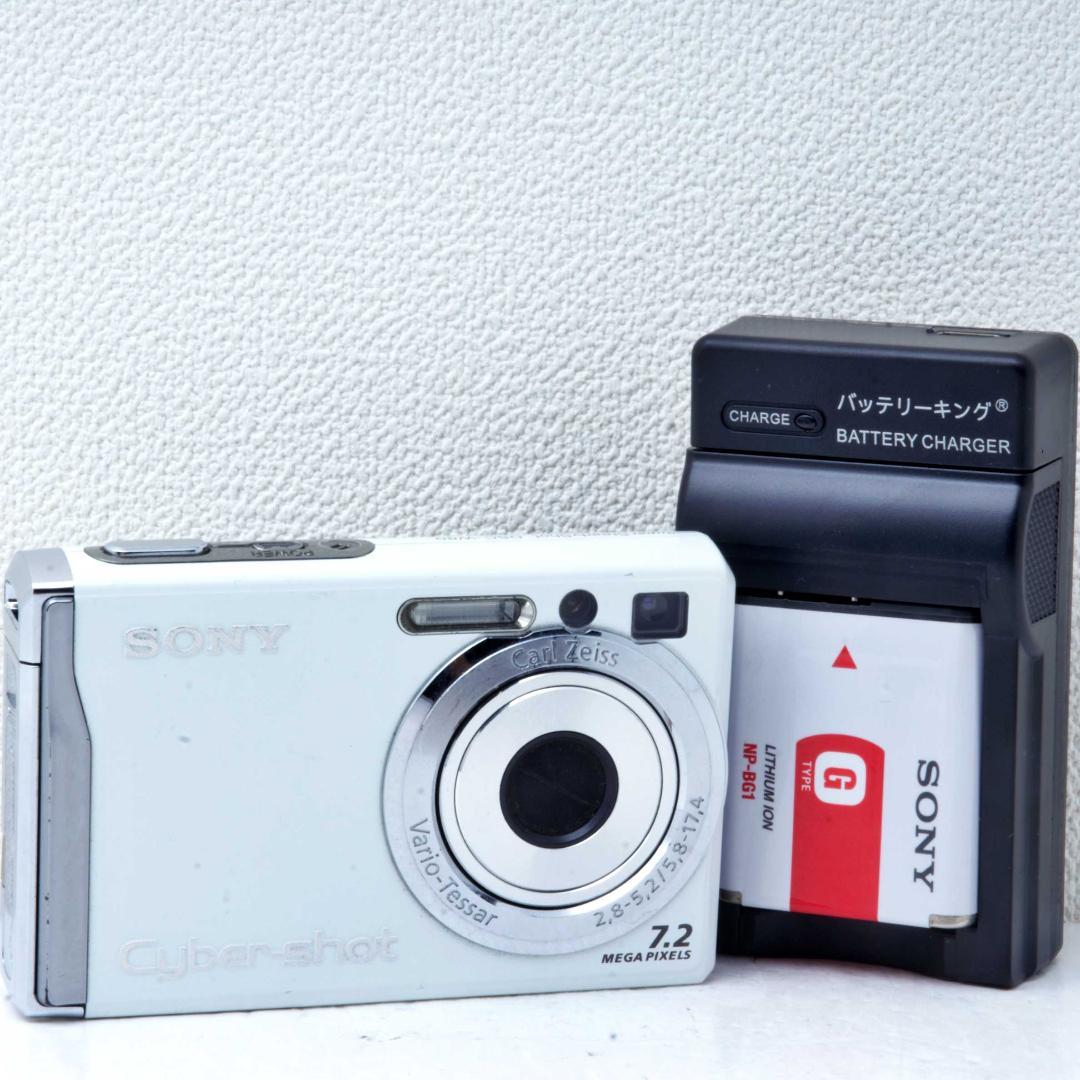 【SONY Cyber-Shot DSC-W80【美品】オールドコンデジ