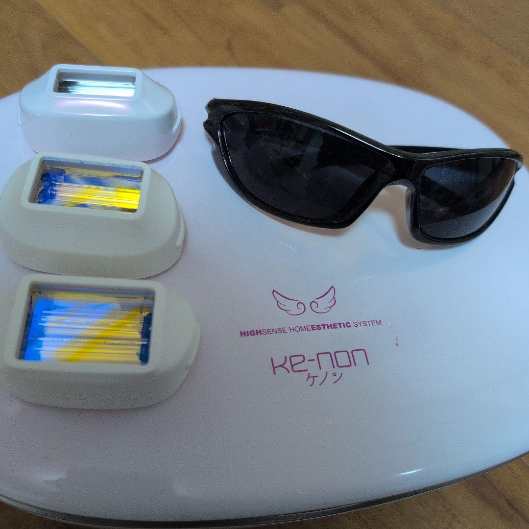 美品♥MF6 ケノン　フラッシュ式脱毛器　NIPL－2080カートリッジ3個付き