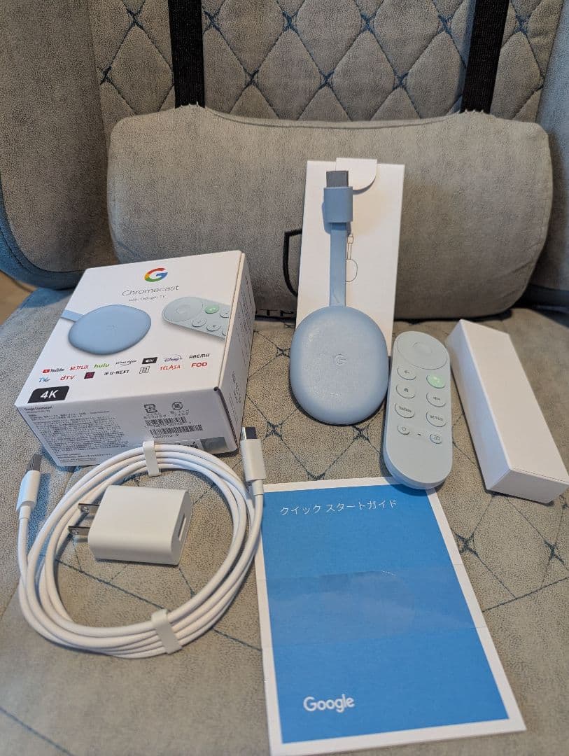 Google Chromecast with Google TV 4K　美品