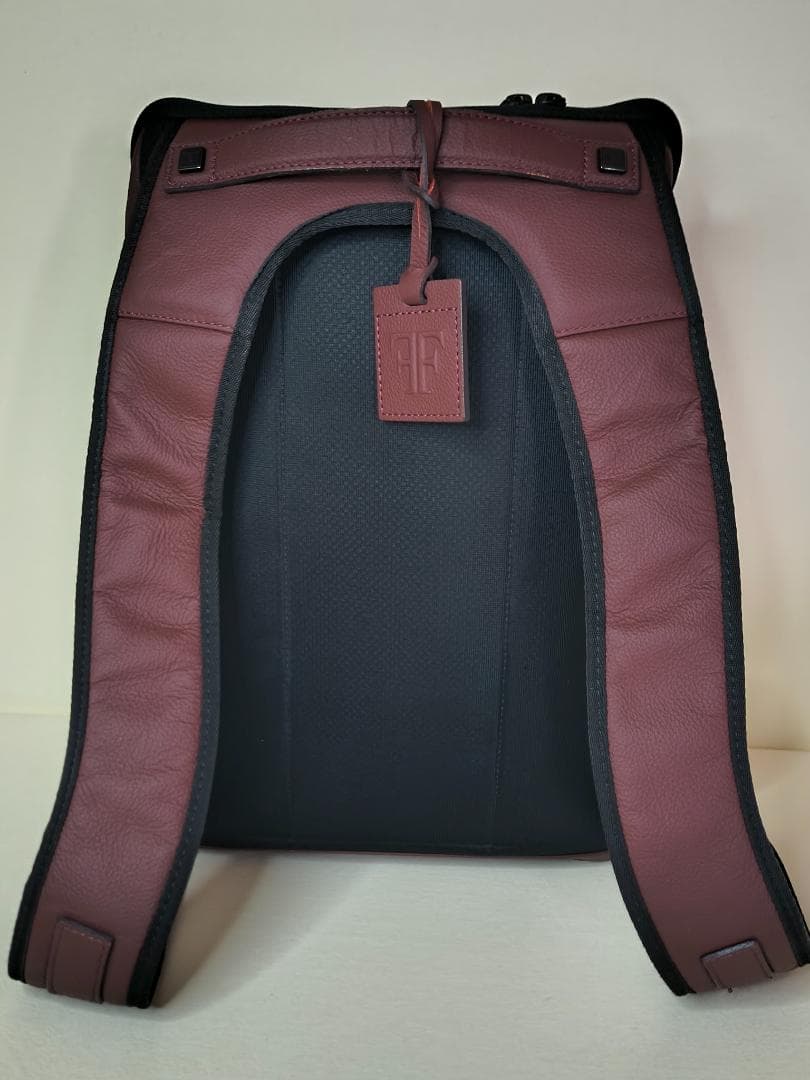 FUJITAKA 本革 バックパック ボルドー