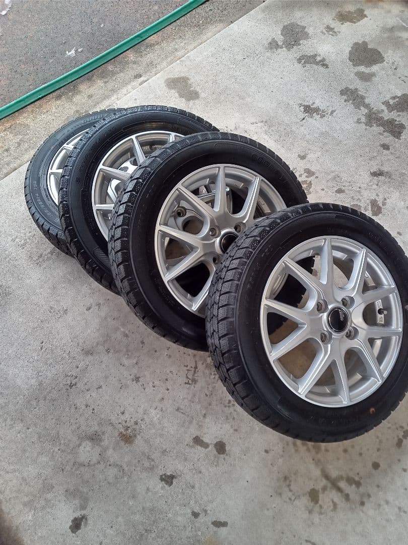 14インチアルミホイールグッドイヤースタッドレス24年製付き