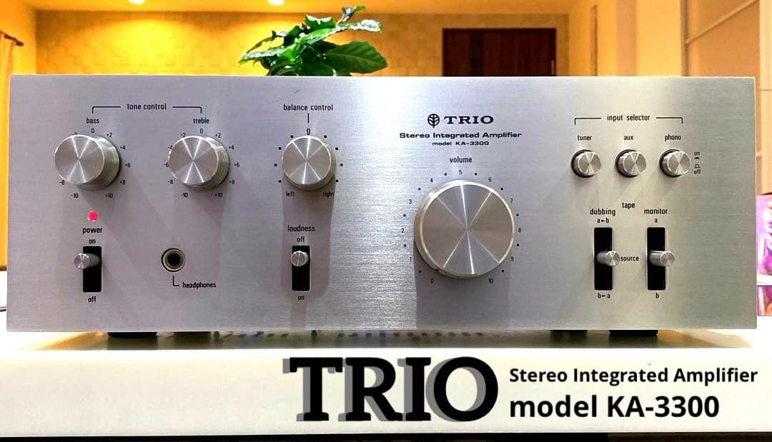 TRIO プリメインアンプ KA-3300 動作品トリオ