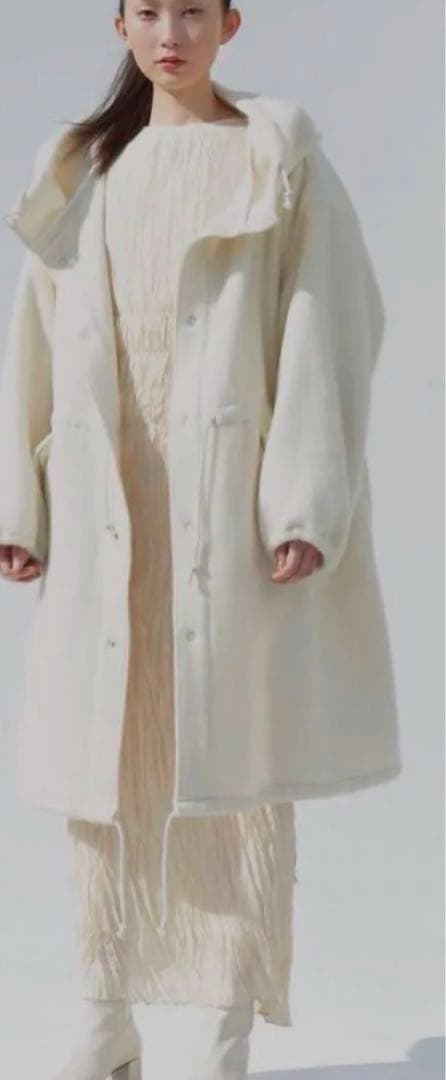 ERIKOKATORI フード付きモッズコート Lサイズ グレー※最終値下げ