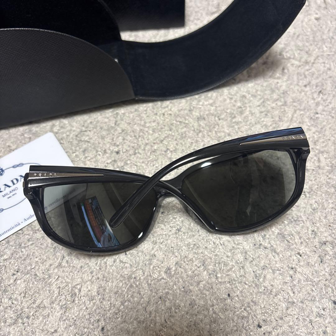 真*ル様 PRADA SPR 10S ブラック サングラス