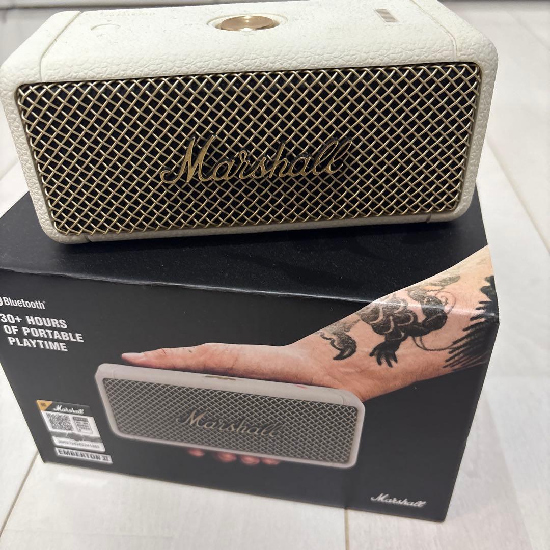 Marshall ワイヤレススピーカー ホワイト