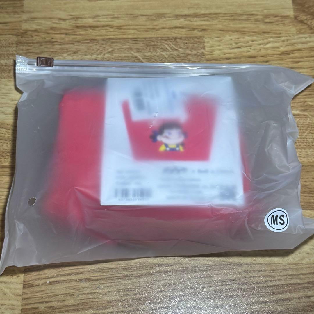 ボールアンドチェーン 不二家 ペコちゃん MSサイズ エコバッグ レッド