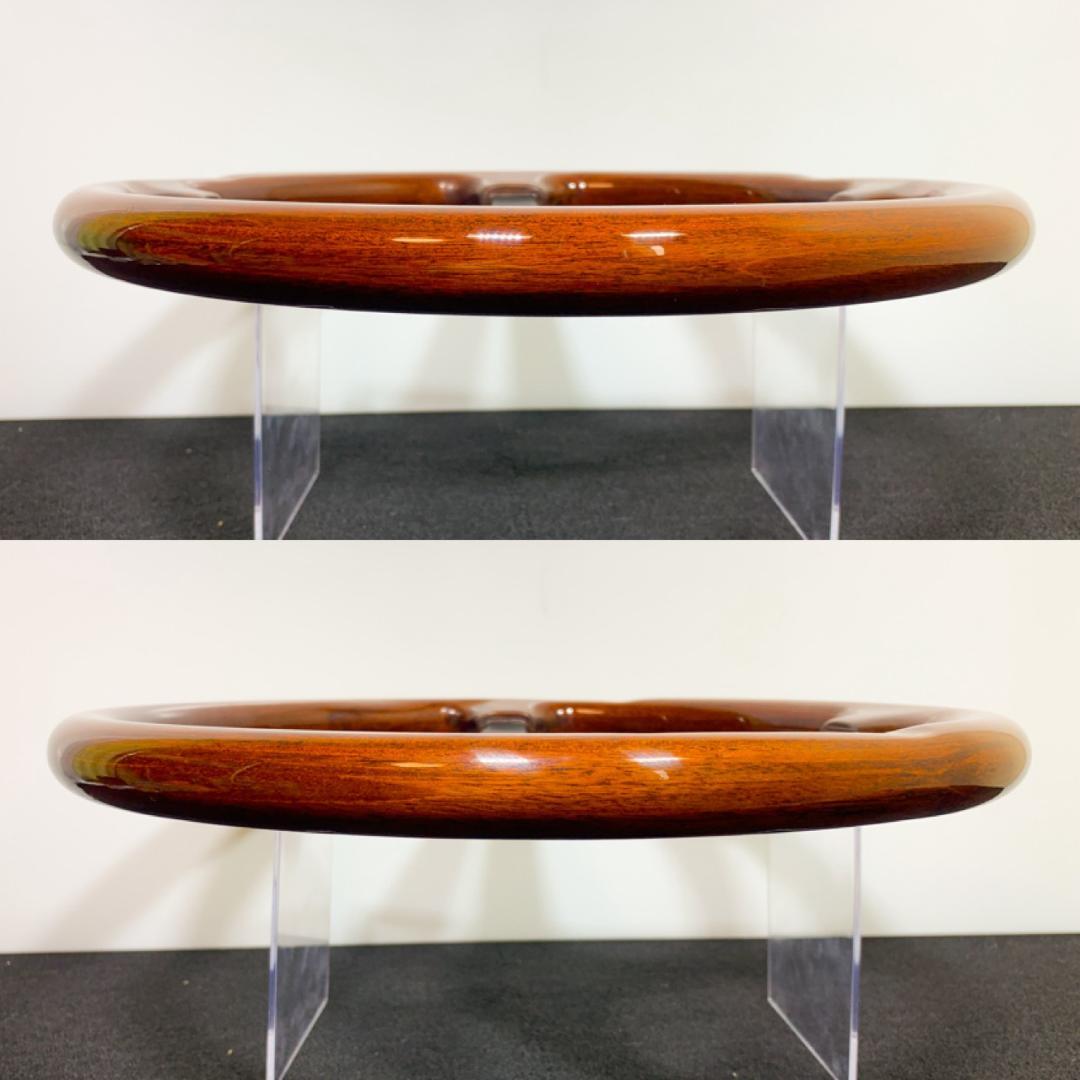 モモ ウッドステアリング 37パイ ホーンボタン付き 1996年製 当時物 良品