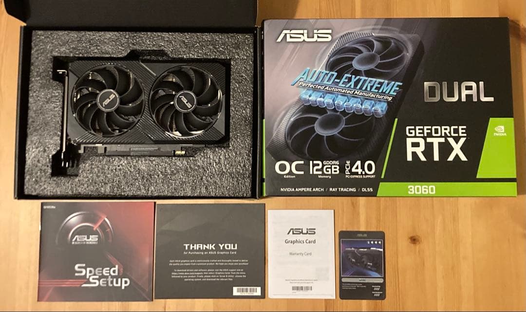 グラフィックボード・グラボ・ビデオカード ASUS NVIDIA RTX3060DUAL-RTX3060-O12G-V2