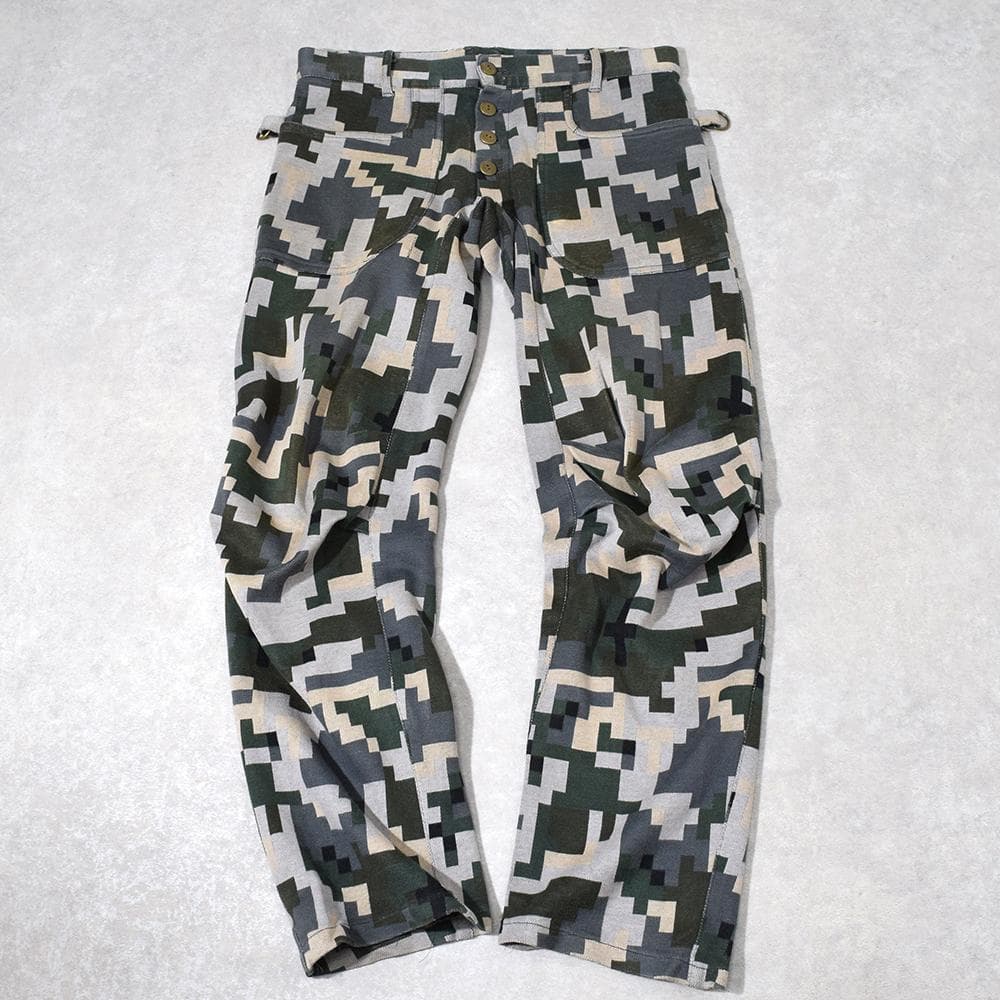 90s ビューティビースト beauty:beast 立体裁断 デジカモ パンツ