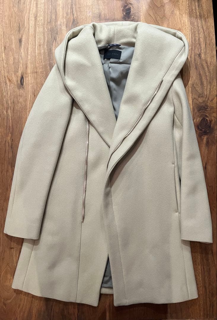 【新品未使用】junhashimoto ウールメルトン ラップコート サイズ4