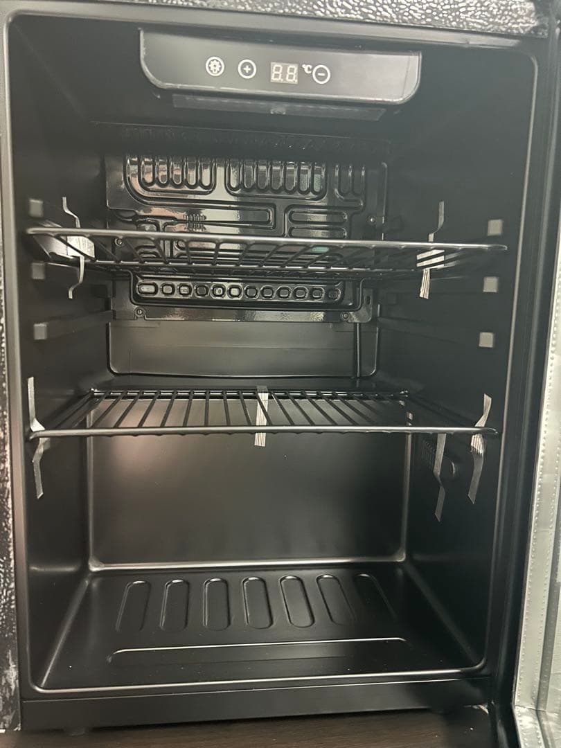 小型冷蔵庫 48L コンプレッサー式 透明ガラスドア 静音 省エネ 一人暮らし